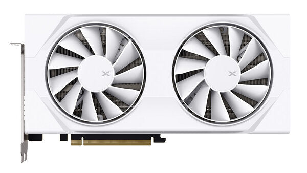 TARJETA DE VIDEO XFX SWIFT RX 9060 XT DUAL FAN / WHITE/8GB/ GDDR6/ PCIE 5.0/128 BIT/GAMA ALTA TARJETA DE VIDEO XFX SWIFT RX 9060 XT DUAL FAN / WHITE/8GB/ GDDR6/ PCIE 5.0/128 BIT/GAMA ALTA